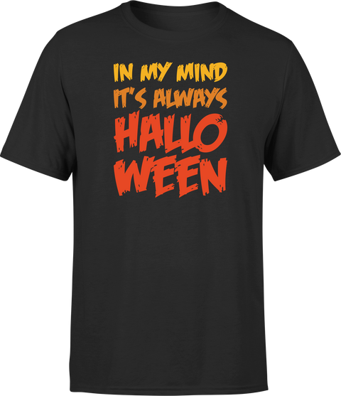 T shirt homme it's always halloween