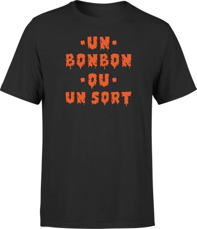 T shirt homme un bonbon ou un sort