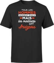 T shirt homme Les meilleurs sont ariegeois