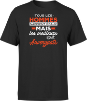 T shirt homme Les meilleurs sont auvergnats