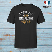 T shirt homme j peux pas berger allemand