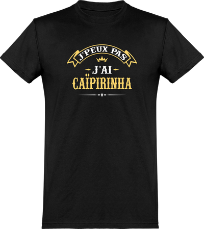  T shirt homme j'peux pas j'ai caïpirinha