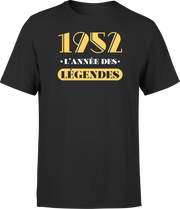 T shirt homme 1952 l'année des légendes