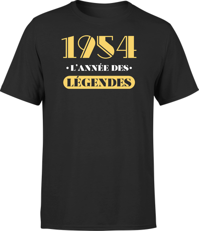 T shirt homme 1954 l'année des légendes