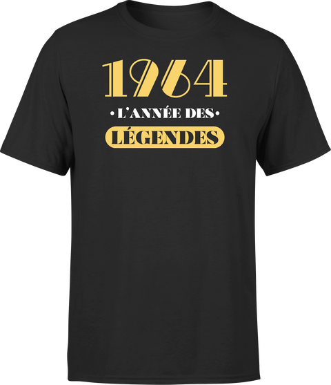 T shirt homme 1964 l'année des légendes