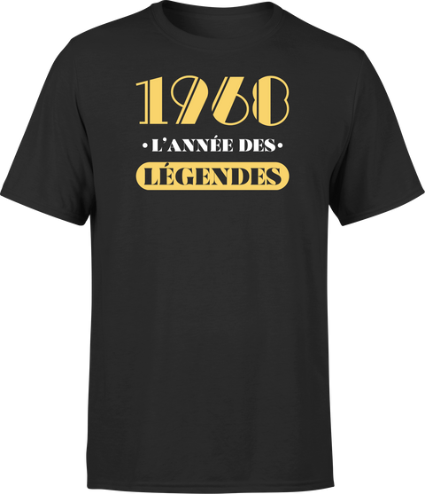 T shirt homme 1968 l'année des légendes