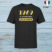 T shirt homme 1969 l'année des légendes