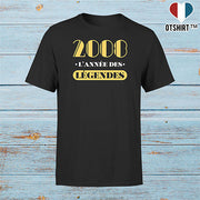 T shirt homme 2008 l'année des légendes