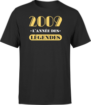 T shirt homme 2009 l'année des légendes