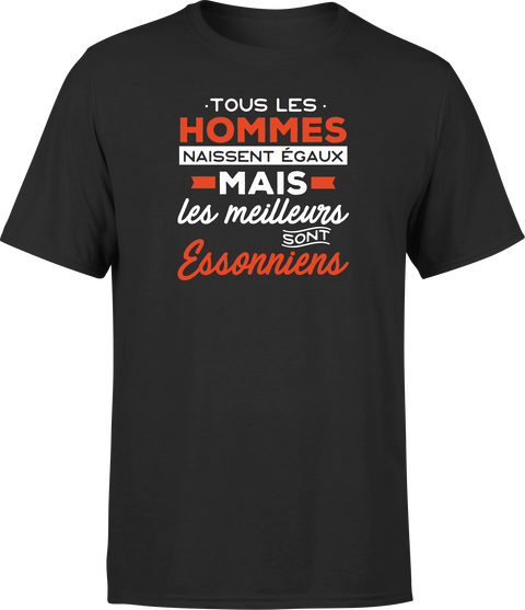 T shirt homme Les meilleurs sont essonniens