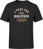 T shirt homme j peux pas golden retriever