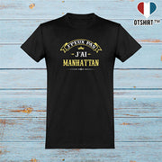  T shirt homme j'peux pas j'ai manhattan